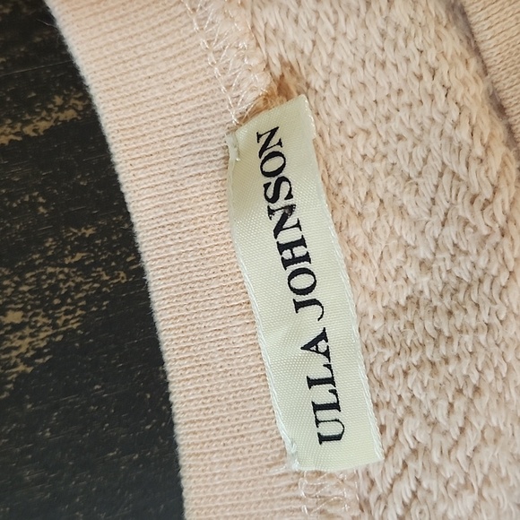 ULLA JOHNSON PINK TILLIE RUFFLE DRESS Size Small Sweatshirt Mini - Picture 7 of 11